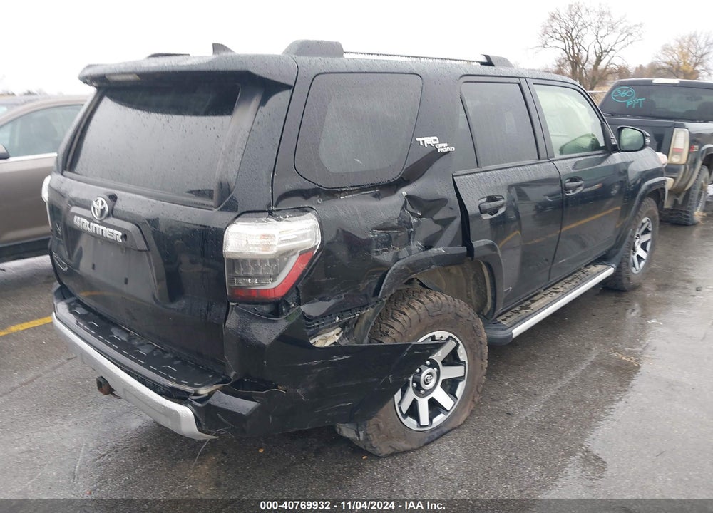2018 TOYOTA 4RUNNER TRD OFF ROAD PREMIUM VIN: JTEBU5JR6J5489009