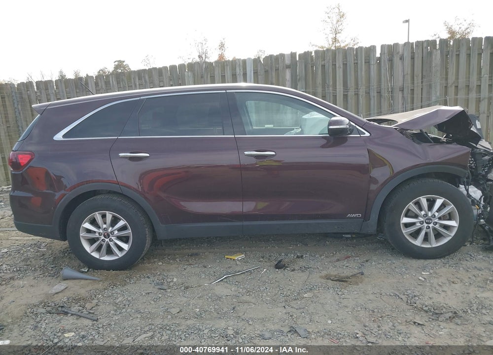2019 KIA SORENTO 2.4L LX VIN: 5XYPGDA32KG559962