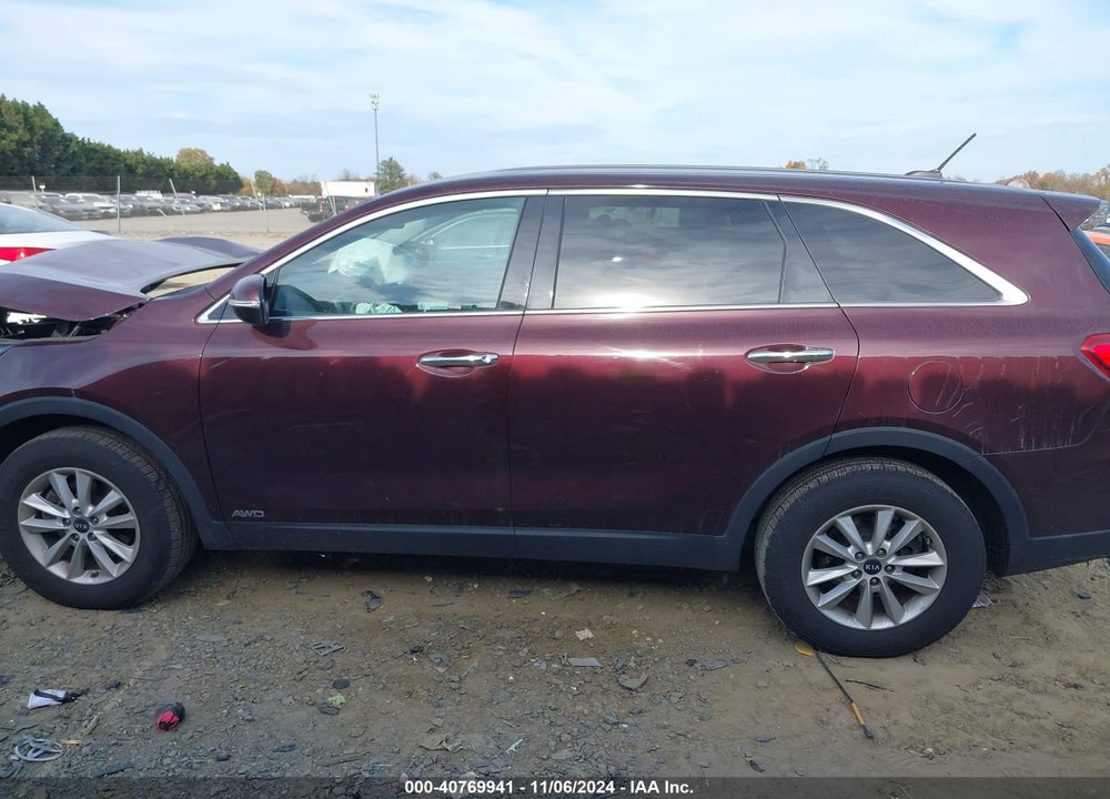 2019 KIA SORENTO 2.4L LX VIN: 5XYPGDA32KG559962