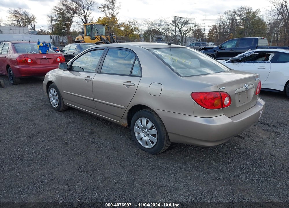 2004 TOYOTA COROLLA LE VIN: 2T1BR38E54C245307