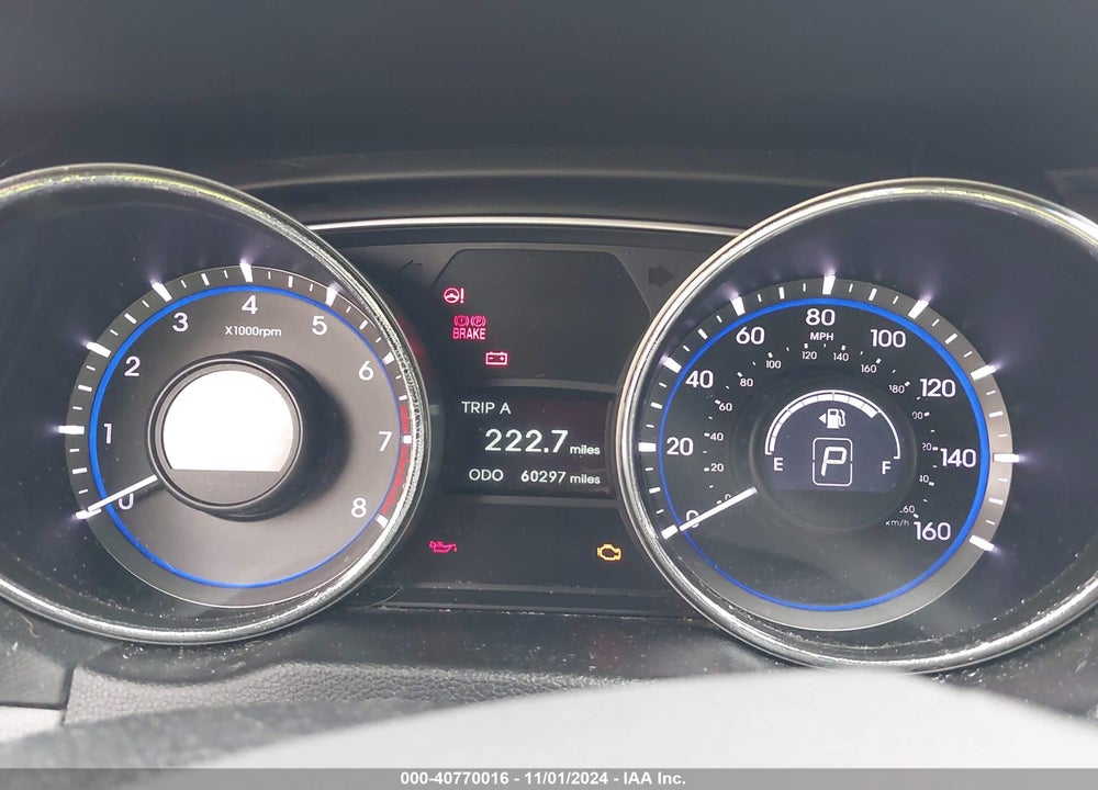 2014 HYUNDAI SONATA GLS VIN: 5NPEB4AC7EH902333