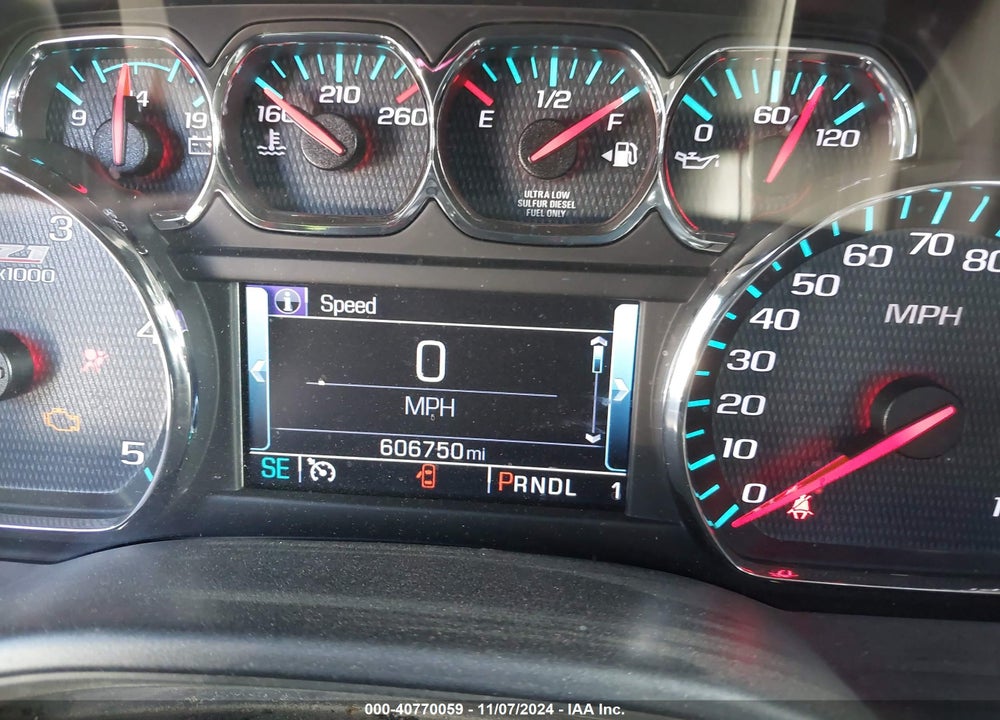 2018 CHEVROLET SILVERADO 2500HD LTZ VIN: 1GC1KWEY1JF108237