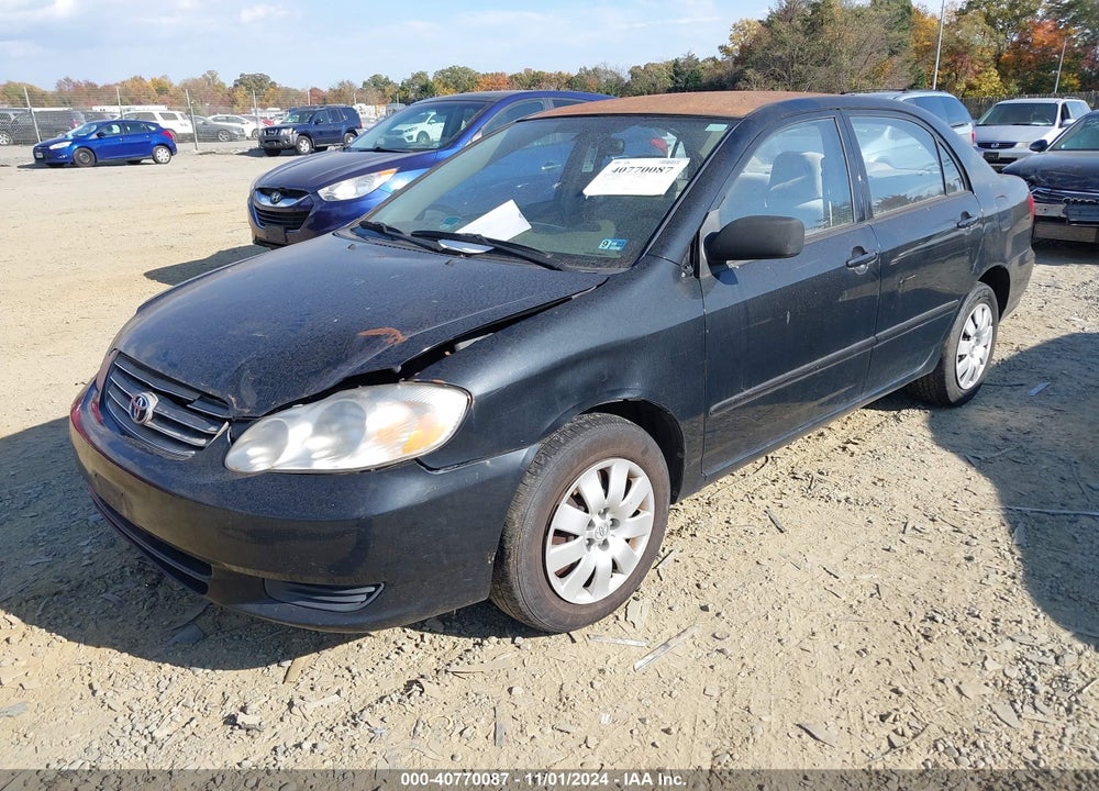 2004 TOYOTA COROLLA LE VIN: 2T1BR32E84C184964