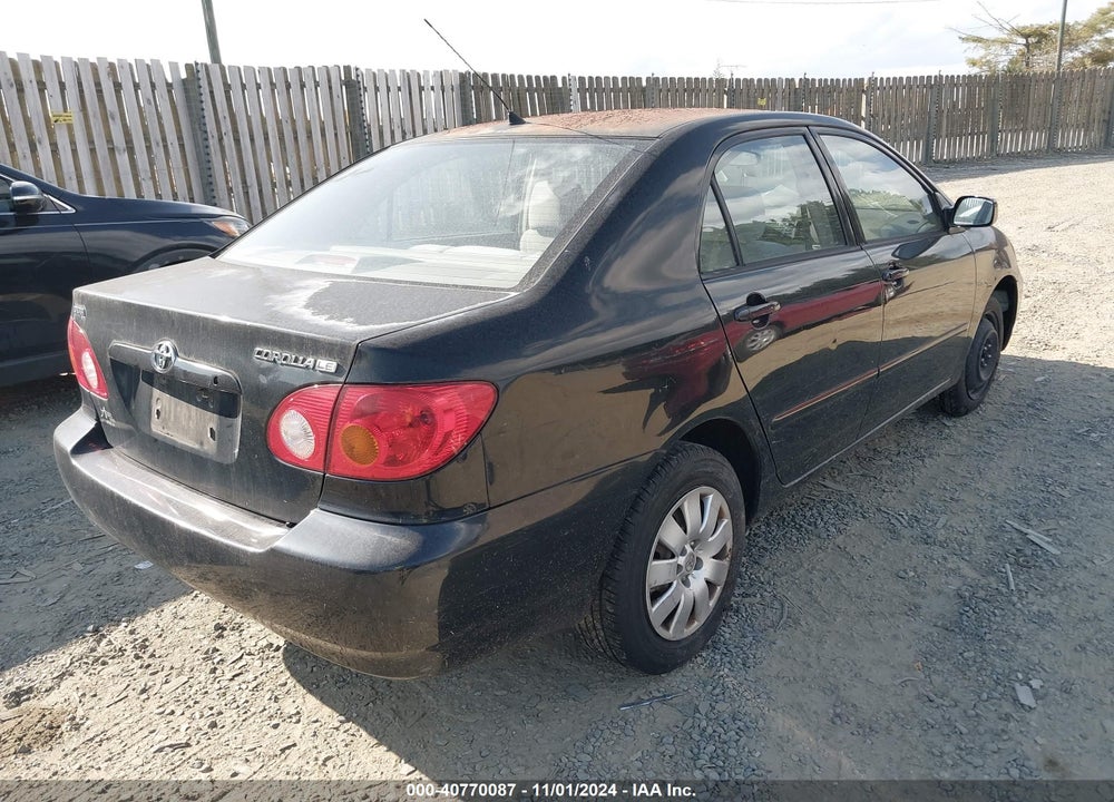 2004 TOYOTA COROLLA LE VIN: 2T1BR32E84C184964