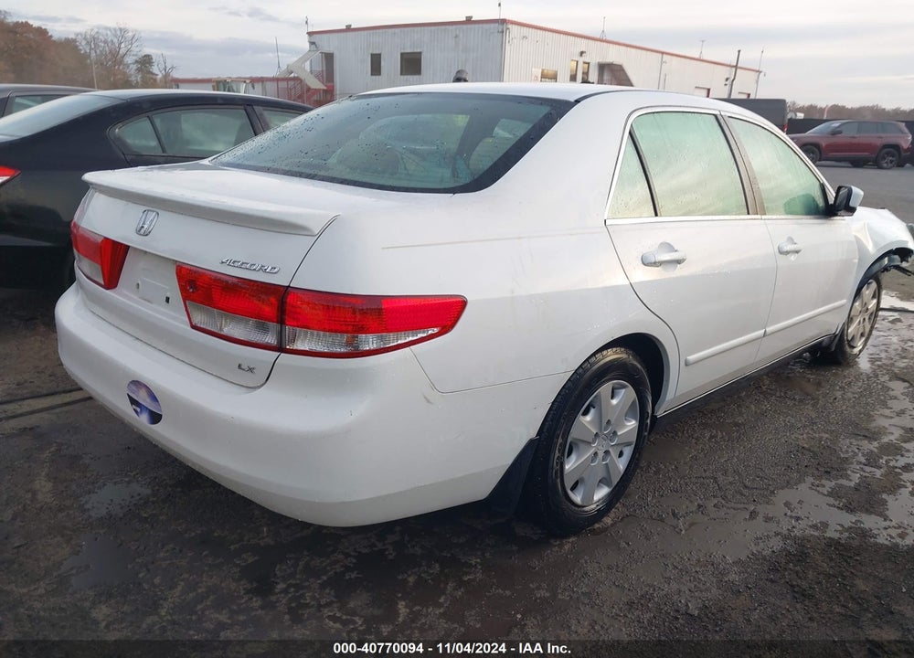 2003 HONDA ACCORD 2.4 LX VIN: 1HGCM56363A036968