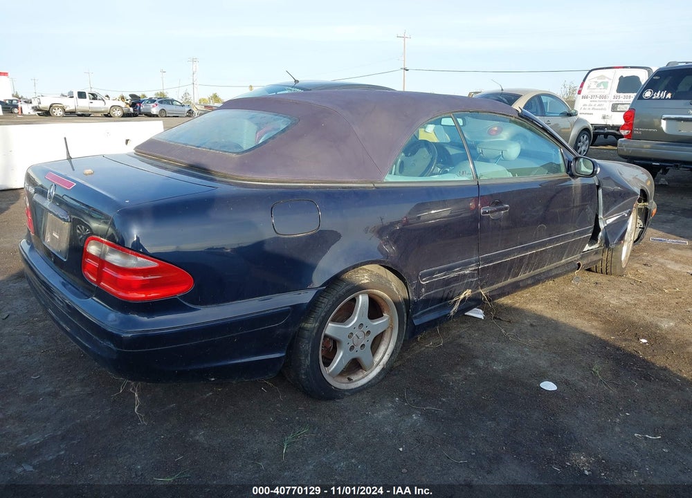 2002 MERCEDES-BENZ CLK-CLASS BASE A5 VIN: WDBLK70G82T096537
