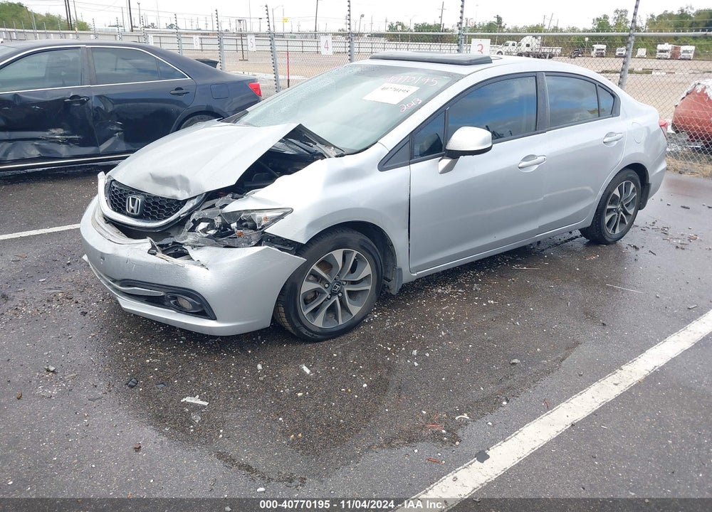 2013 HONDA CIVIC EX-L VIN: 2HGFB2F94DH539603