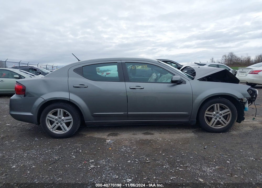 2013 DODGE AVENGER SXT VIN: 1C3CDZCG8DN664073