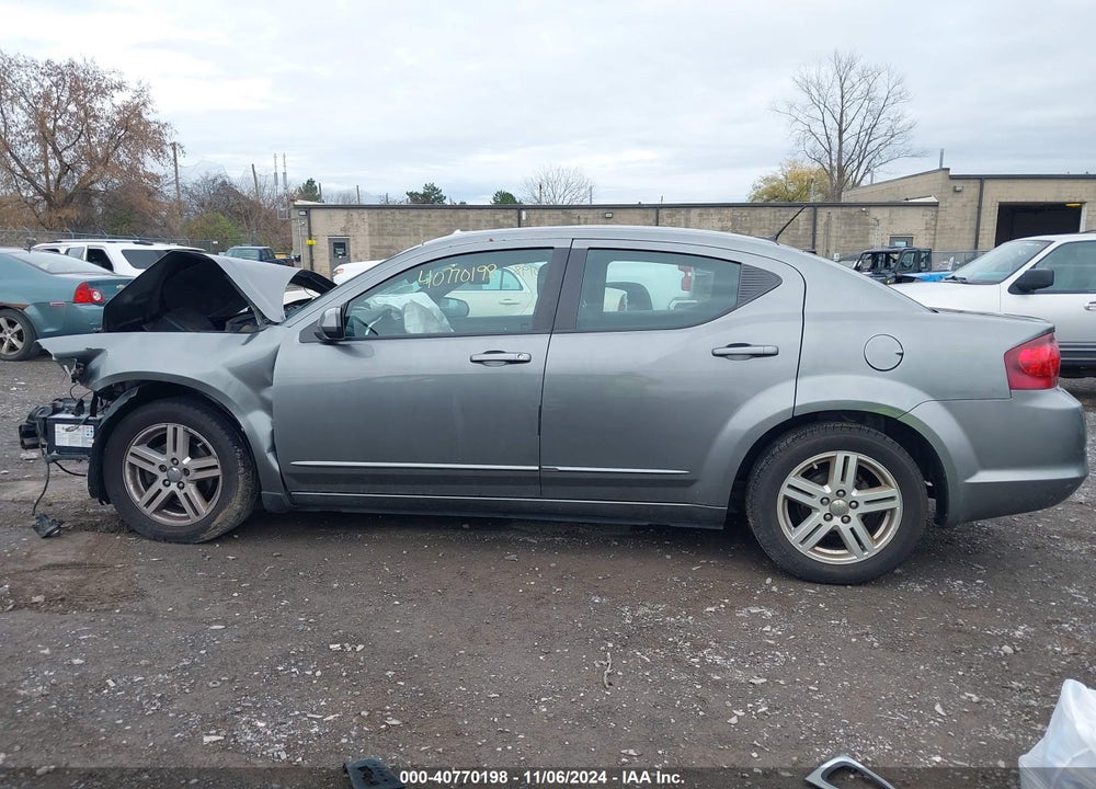2013 DODGE AVENGER SXT VIN: 1C3CDZCG8DN664073