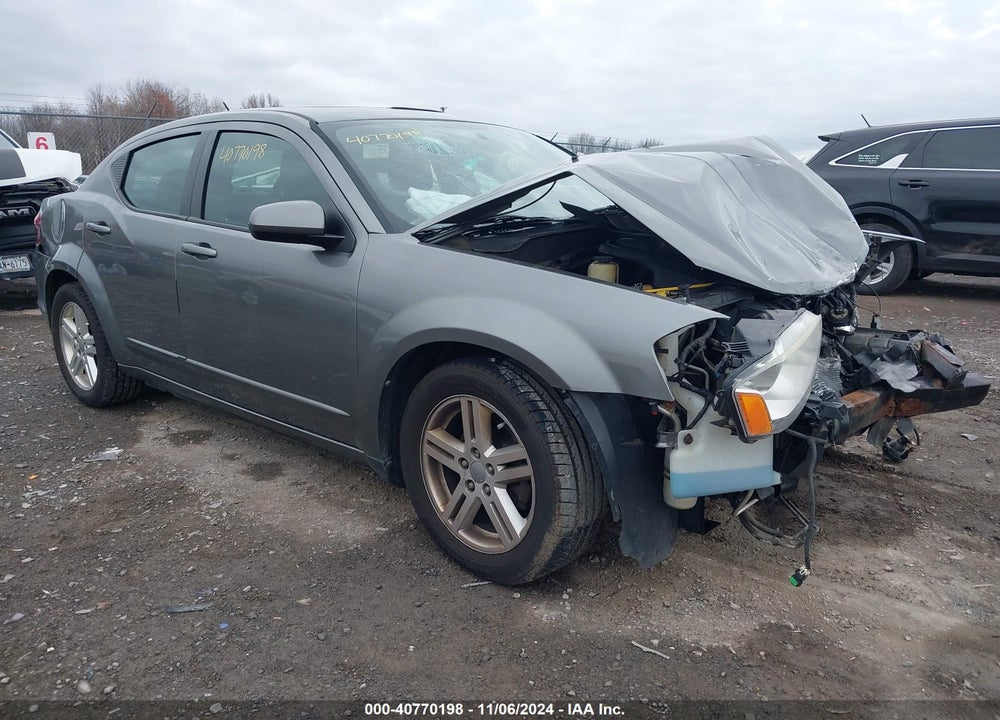 2013 DODGE AVENGER SXT VIN: 1C3CDZCG8DN664073