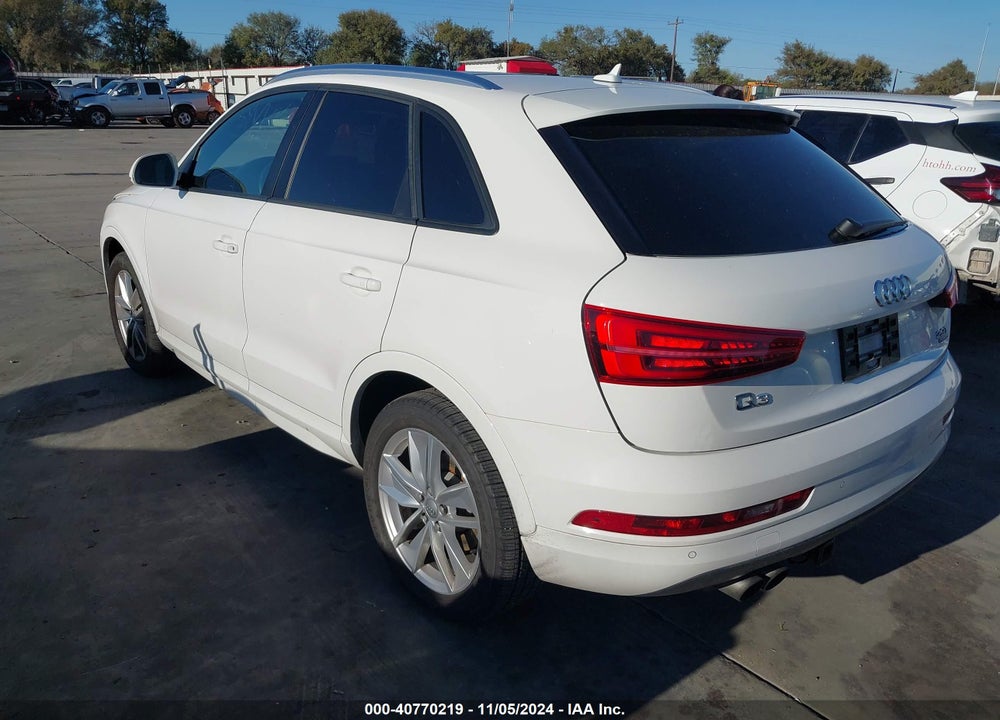 2017 AUDI Q3 2.0T PREMIUM VIN: WA1ECCFS8HR007206