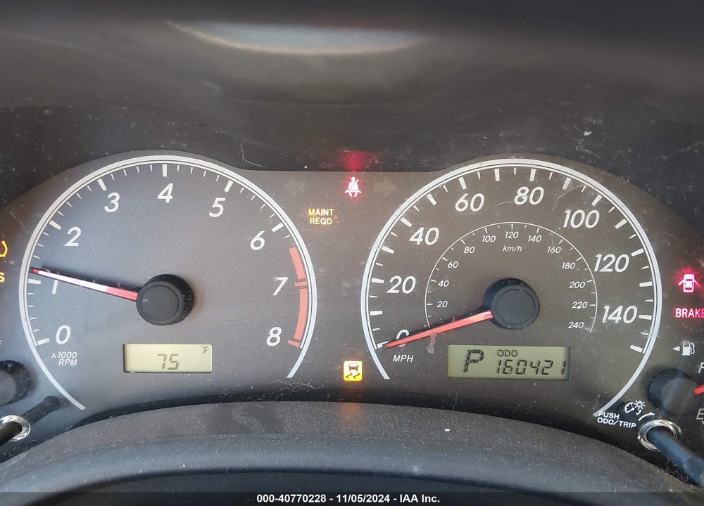 2012 TOYOTA COROLLA LE VIN: 2T1BU4EE6CC805598
