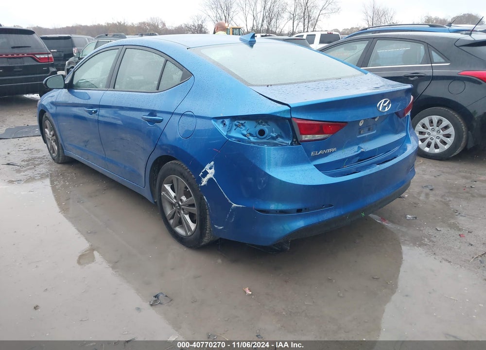 2018 HYUNDAI ELANTRA SEL VIN: 5NPD84LF5JH322025