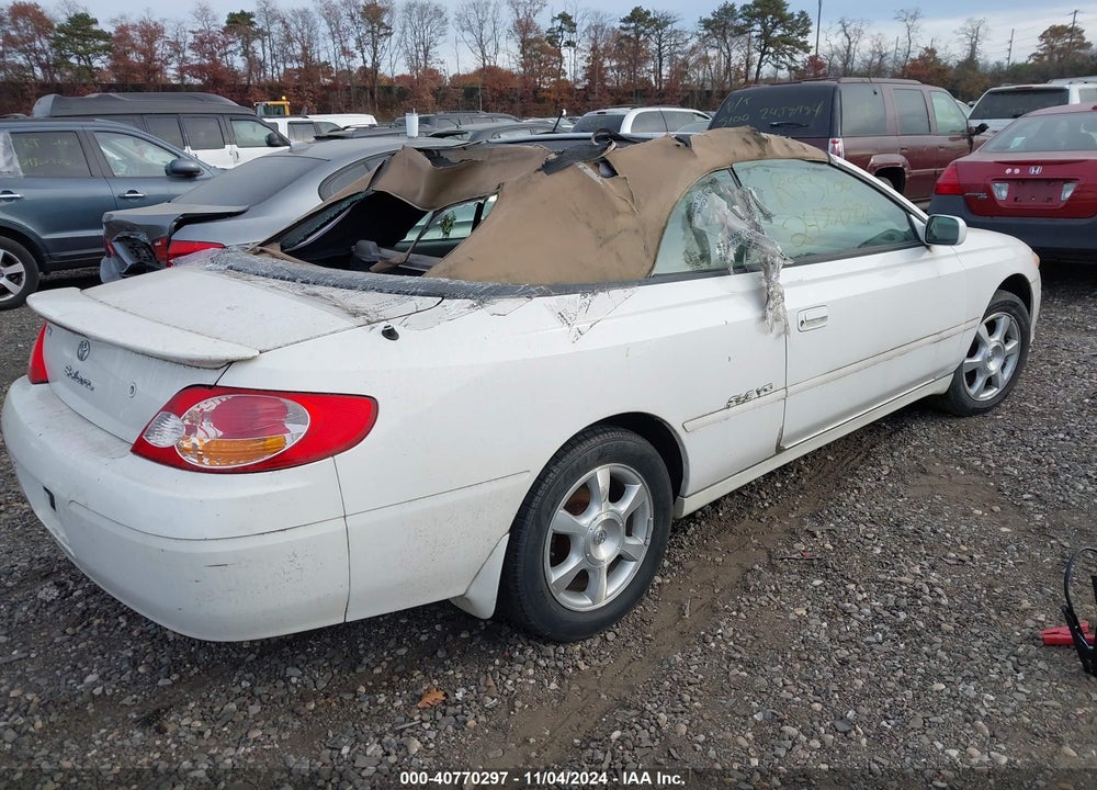 2002 TOYOTA CAMRY SOLARA SLE V6 VIN: 2T1FF28P82C565904