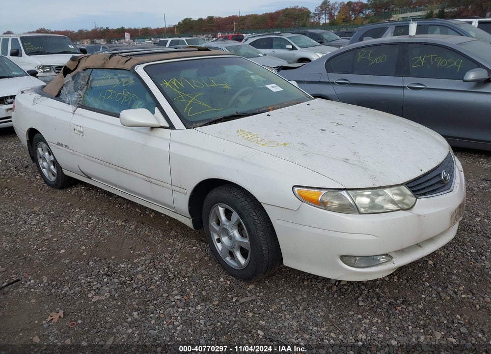 2002 TOYOTA CAMRY SOLARA SLE V6 VIN: 2T1FF28P82C565904