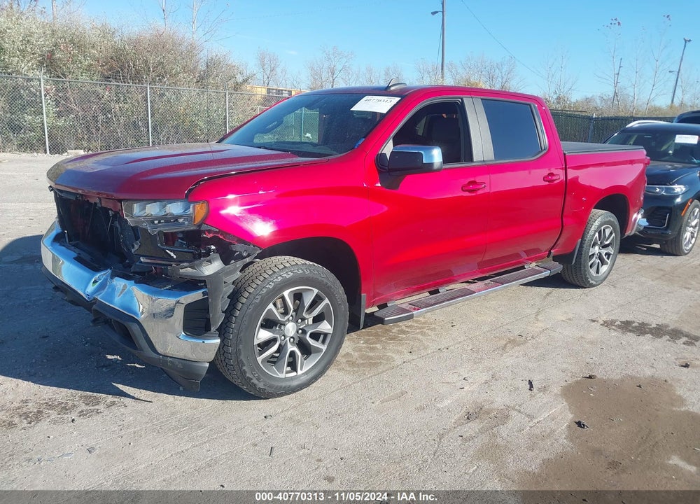 2021 CHEVROLET SILVERADO 1500 4WD SHORT BED LT VIN: 3GCUYDED0MG273051
