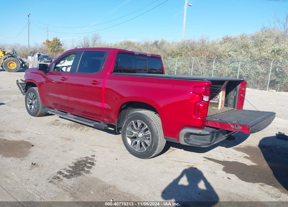 2021 CHEVROLET SILVERADO 1500 4WD SHORT BED LT VIN: 3GCUYDED0MG273051