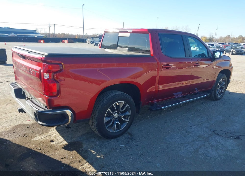 2021 CHEVROLET SILVERADO 1500 4WD SHORT BED LT VIN: 3GCUYDED0MG273051