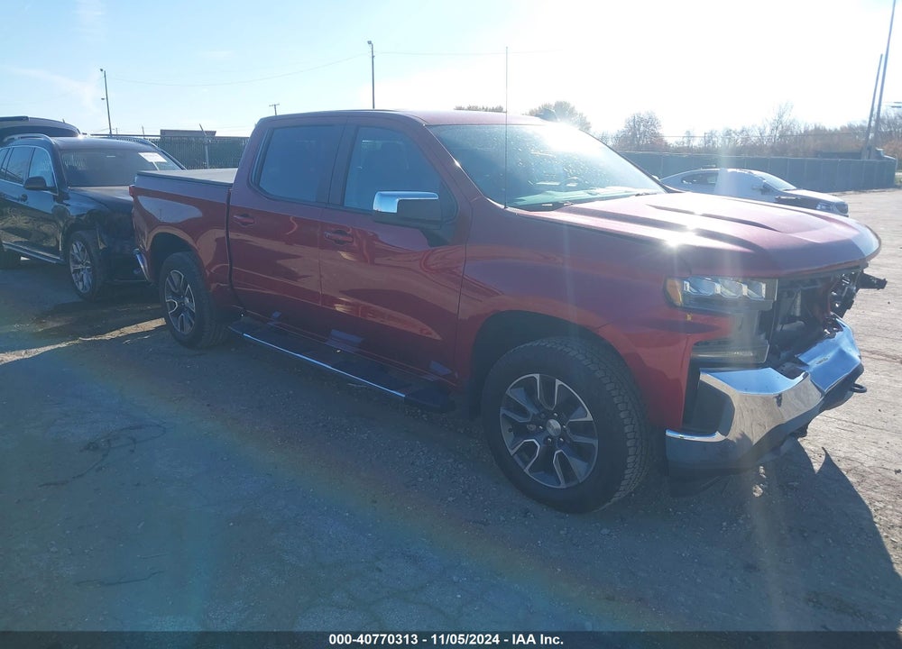 2021 CHEVROLET SILVERADO 1500 4WD SHORT BED LT VIN: 3GCUYDED0MG273051