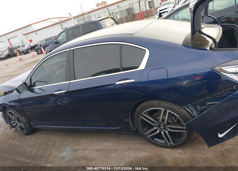 2017 HONDA ACCORD SPORT VIN: 1HGCR2F50HA297053