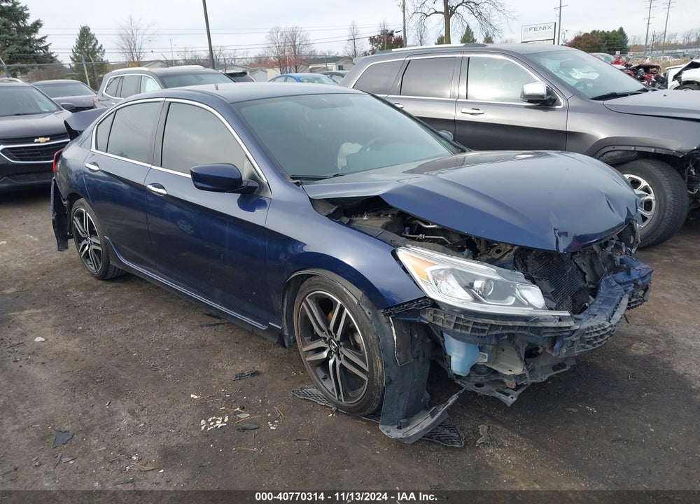 2017 HONDA ACCORD SPORT VIN: 1HGCR2F50HA297053