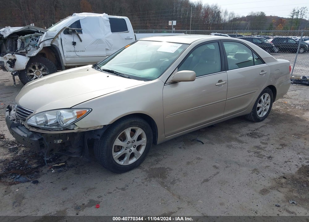 2005 TOYOTA CAMRY XLE V6 VIN: 4T1BF30K55U086167