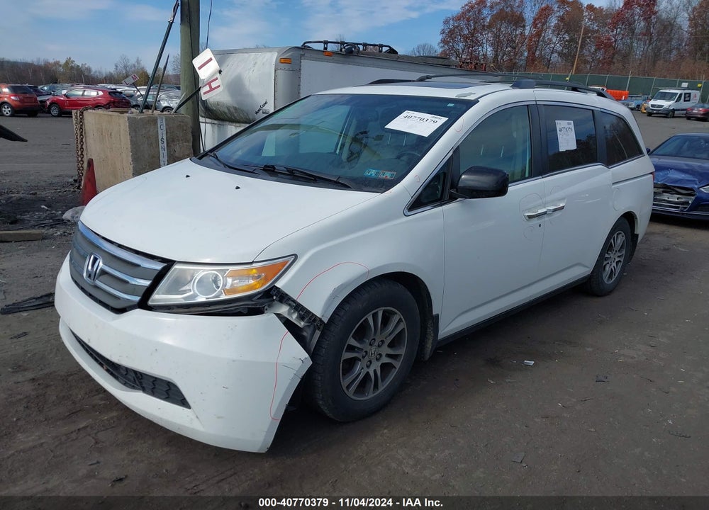 2013 HONDA ODYSSEY EX-L VIN: 5FNRL5H6XDB037410
