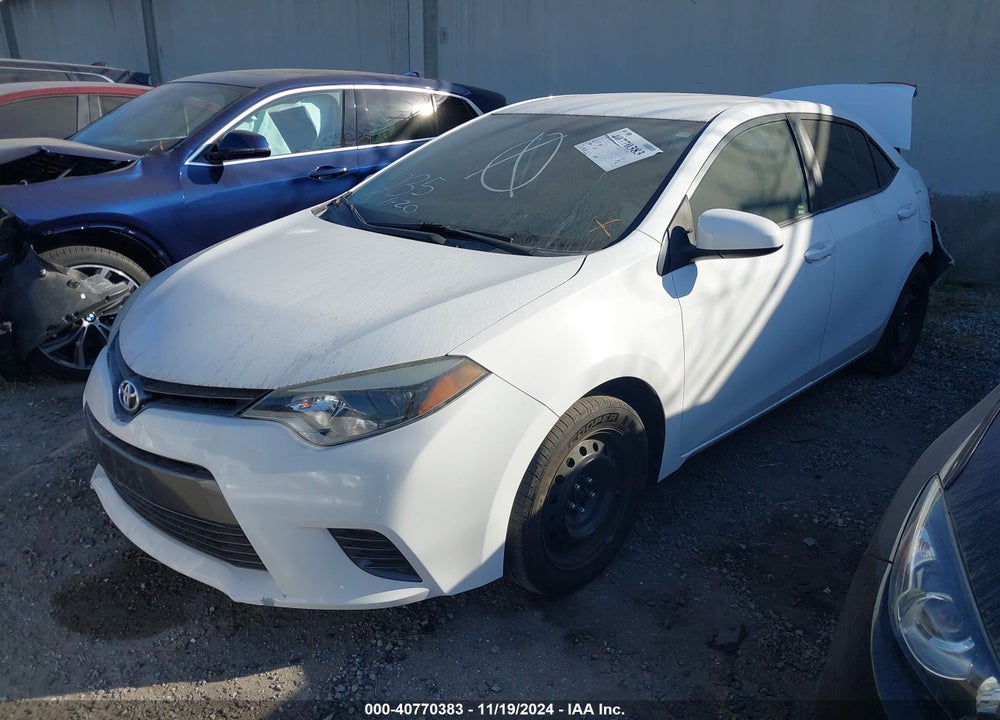 2015 TOYOTA COROLLA LE VIN: 2T1BURHE3FC408203