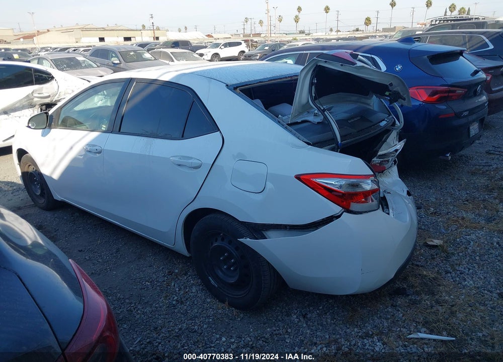 2015 TOYOTA COROLLA LE VIN: 2T1BURHE3FC408203