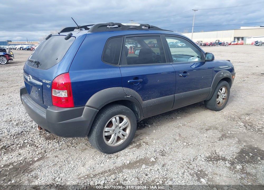 2005 HYUNDAI TUCSON GLS/LX VIN: KM8JN72D45U182876