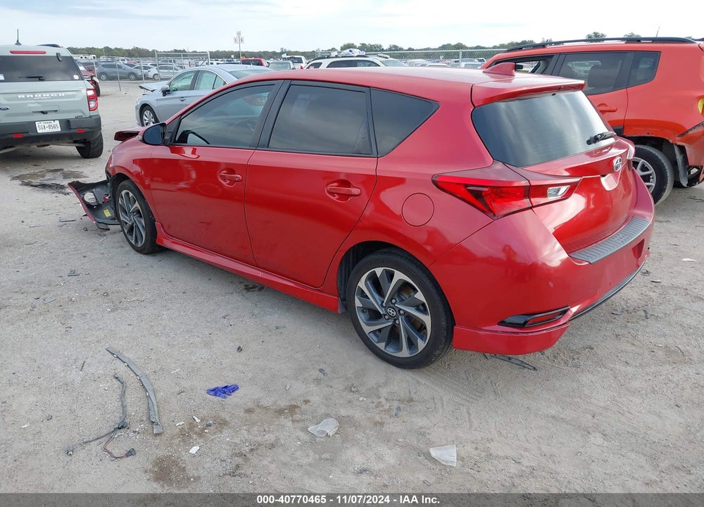 2016 SCION IM BASE (M6) VIN: JTNKARJE5GJ504595