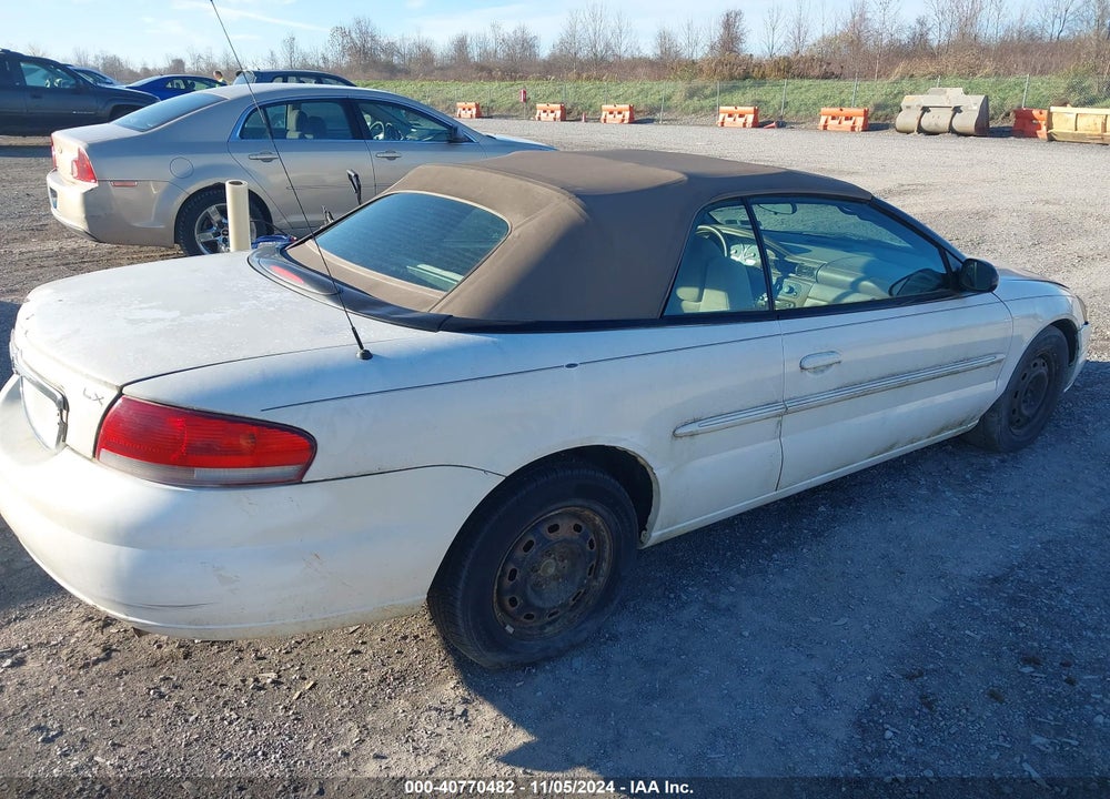 2004 CHRYSLER SEBRING VIN: 1C3EL45X54N196282