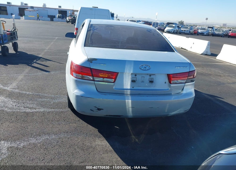 2006 HYUNDAI SONATA GLS VIN: 5NPEU46C56H175553