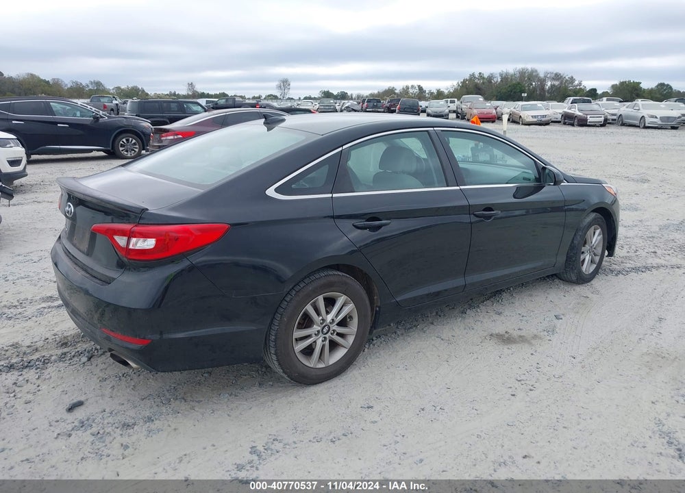 2016 HYUNDAI SONATA SE VIN: 5NPE24AF4GH358192