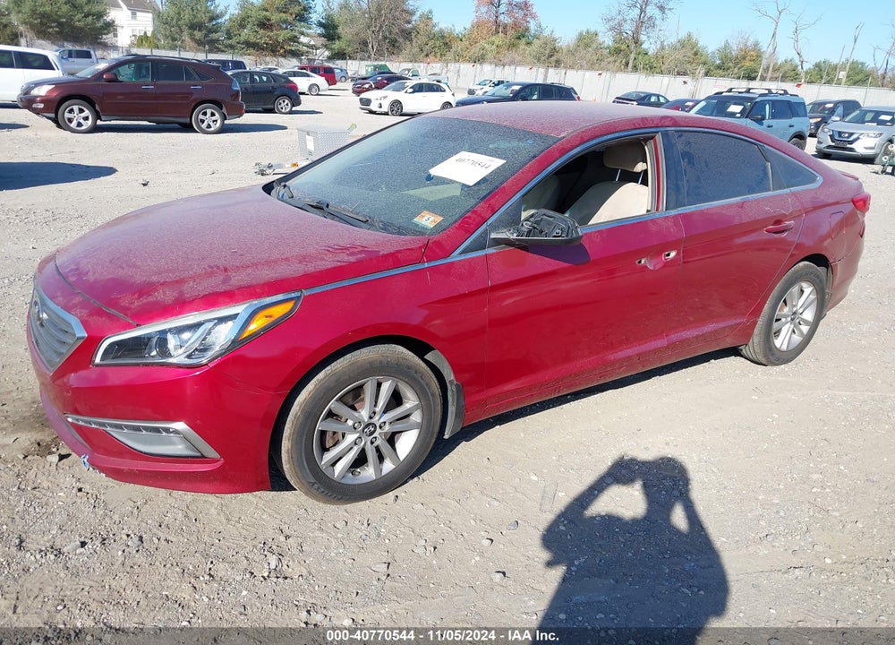 2015 HYUNDAI SONATA SE VIN: 5NPE24AF5FH097475
