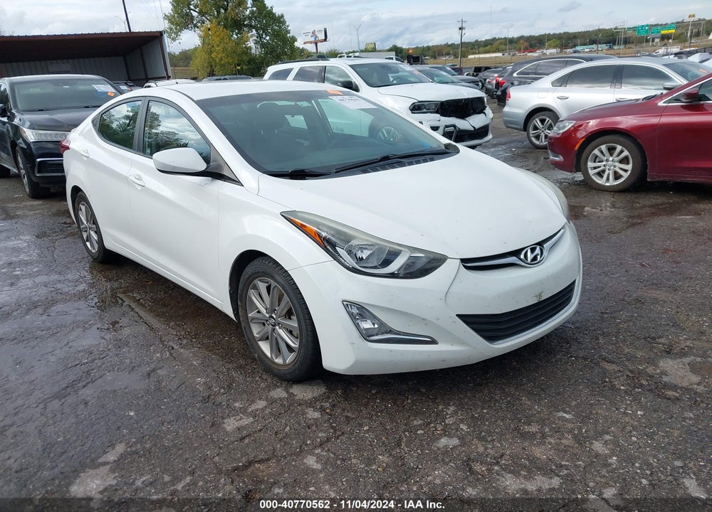 2014 HYUNDAI ELANTRA SE VIN: 5NPDH4AE9EH490136