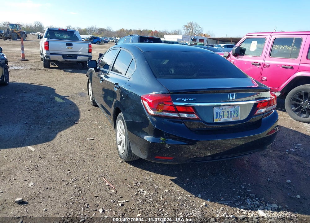 2013 HONDA CIVIC LX VIN: 19XFB2F53DE277578