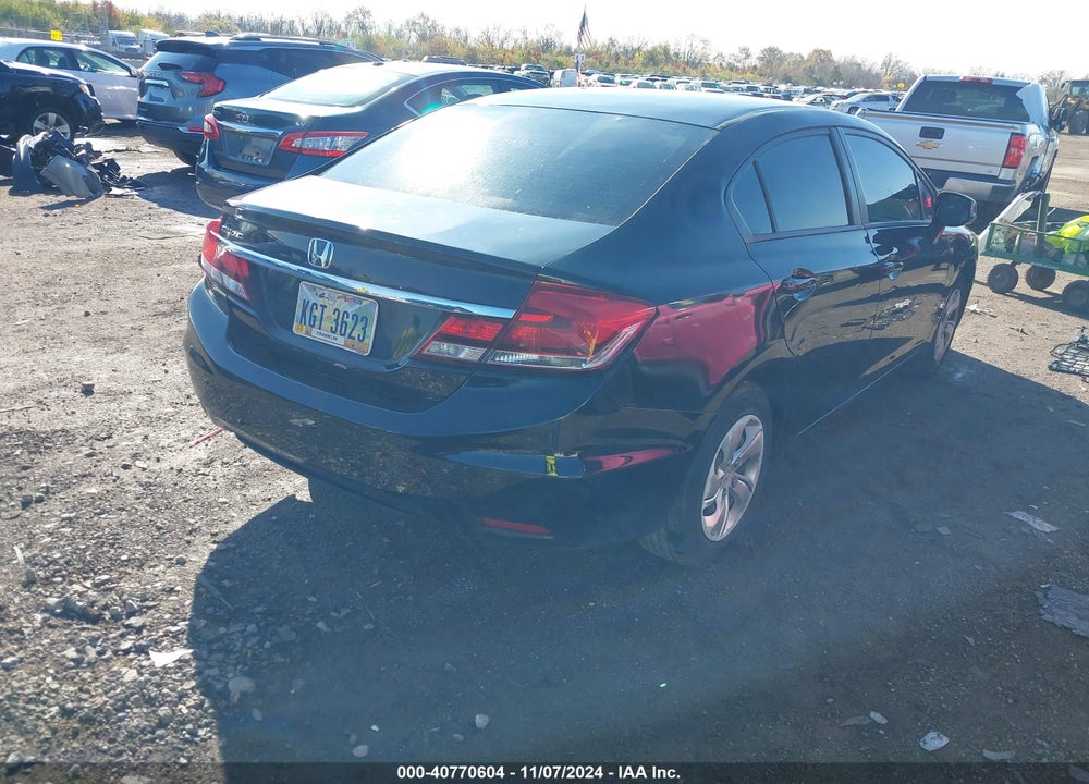 2013 HONDA CIVIC LX VIN: 19XFB2F53DE277578