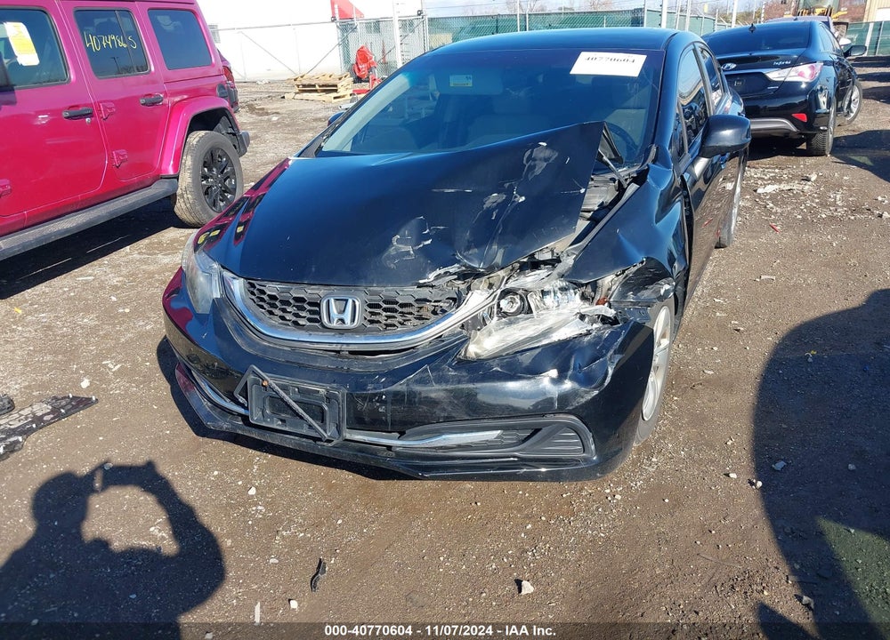 2013 HONDA CIVIC LX VIN: 19XFB2F53DE277578