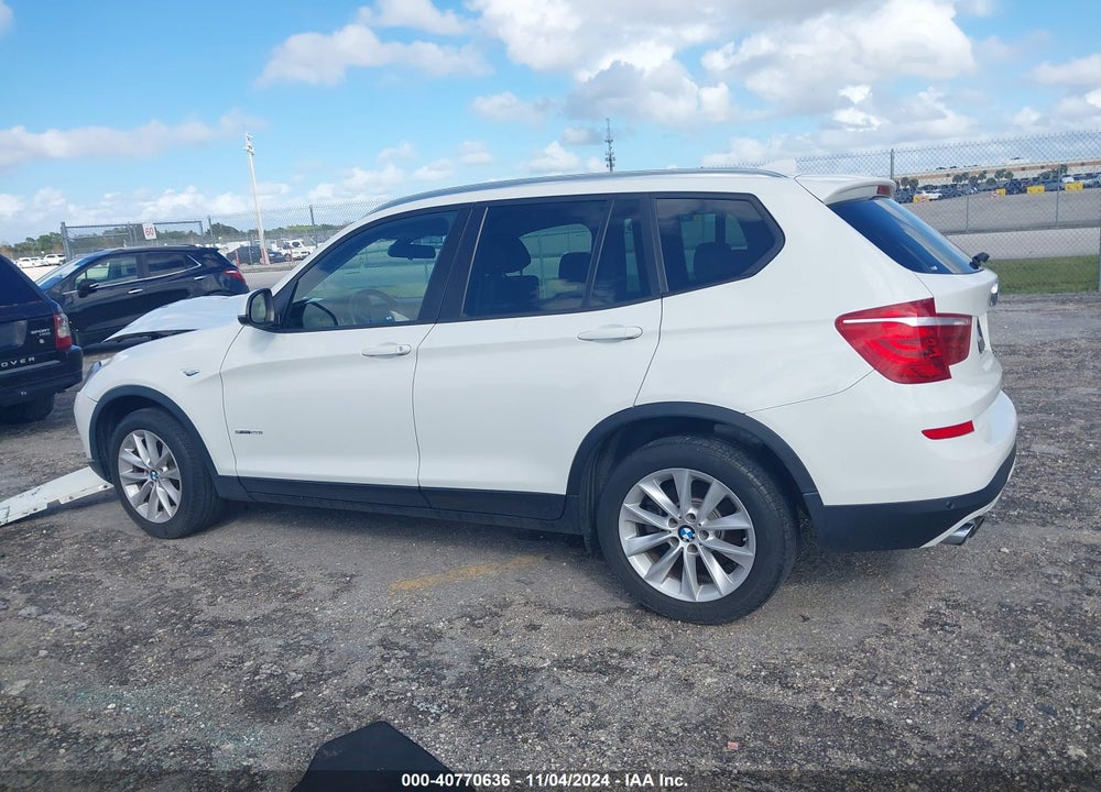 2015 BMW X3 SDRIVE28I VIN: 5UXWZ7C51F0M83313