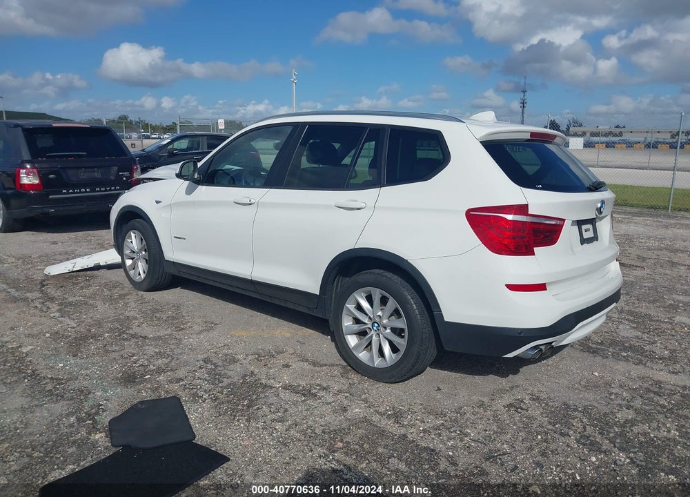 2015 BMW X3 SDRIVE28I VIN: 5UXWZ7C51F0M83313