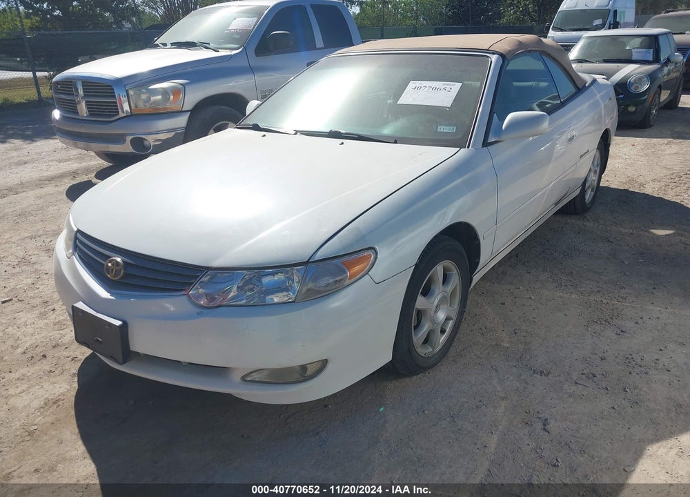 2002 TOYOTA CAMRY SOLARA SLE V6 VIN: 2T1FF28P52C588363