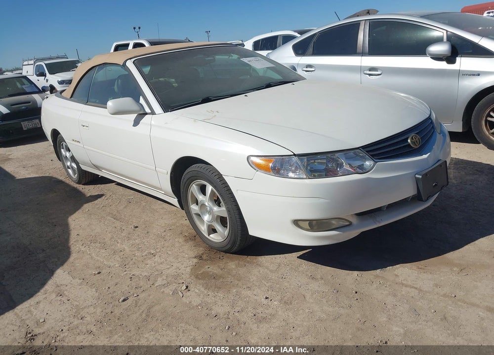 2002 TOYOTA CAMRY SOLARA SLE V6 VIN: 2T1FF28P52C588363