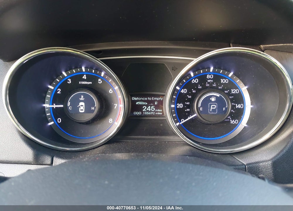 2013 HYUNDAI SONATA GLS VIN: 5NPEB4AC9DH530945