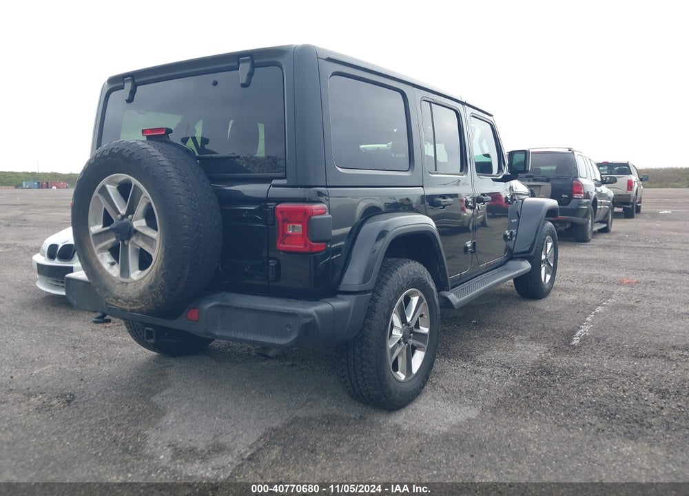 2018 ANGLER JEEP WR UNLIMITED SAHARA 4X4 VIN: 1C4HJXEG6JW110936