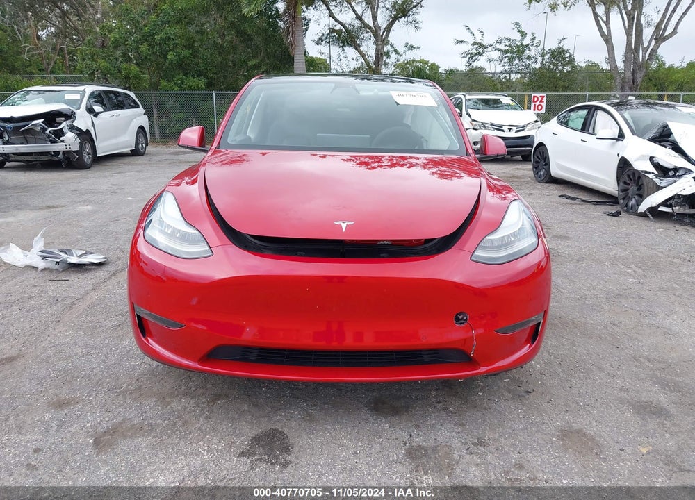 2021 TESLA MODEL Y LONG RANGE DUAL MOTOR ALL-WHEEL DRIVE VIN: 5YJYGDEEXMF145788