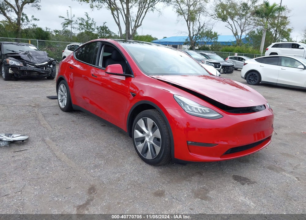 2021 TESLA MODEL Y LONG RANGE DUAL MOTOR ALL-WHEEL DRIVE VIN: 5YJYGDEEXMF145788