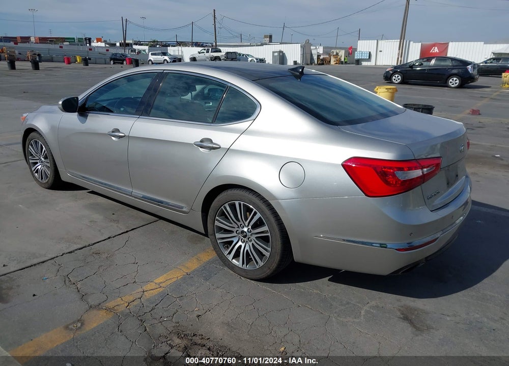 2014 KIA CADENZA PREMIUM VIN: KNALN4D72E5129300