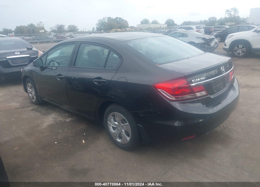 2013 HONDA CIVIC LX VIN: 19XFB2E57DE036544