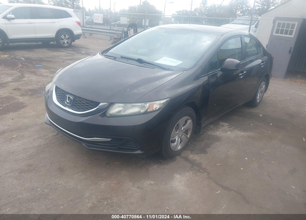 2013 HONDA CIVIC LX VIN: 19XFB2E57DE036544